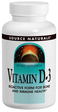 SOURCE NATURALS - Vitamin D-3 5000 IU - 60 Capsules