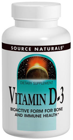SOURCE NATURALS - Vitamin D 1000 IU - 200 Tablets