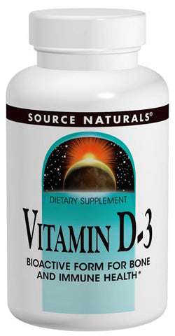 SOURCE NATURALS - Vitamin D-3 5000 IU  - 120 Capsules