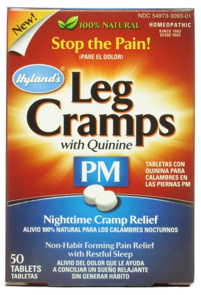 HYLANDS - Leg Cramps with Quinine PM - 50 Tablets