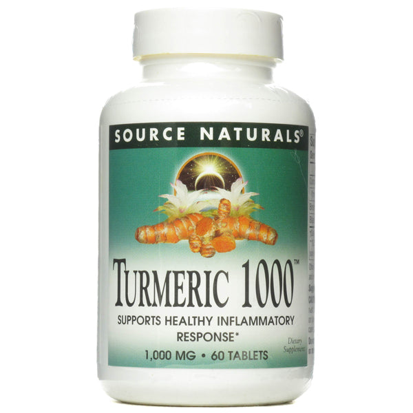 SOURCE NATURALS - Turmeric 1000 1000 mg - 60 Tablets