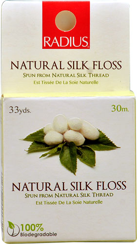 RADIUS - Natural Biodegradable Silk Floss - 33 Yards
