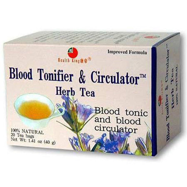 HEALTH KING - Blood Tonifier Circulator Herb Tea - 20 Bags