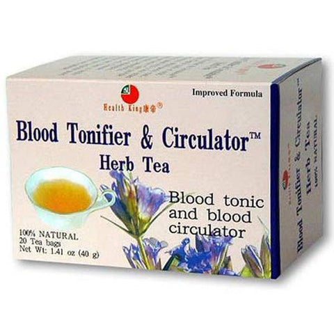 HEALTH KING - Blood Tonifier Circulator Herb Tea - 20 Bags