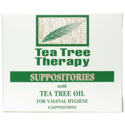 TEA TREE - Suppositories with Tea Tree Oil - 6 x 2 grams Suppositories