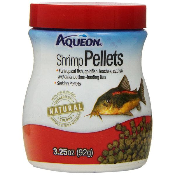 AQUEON - Shrimp Pellets Fish Food - 3.25 oz. (92 g)