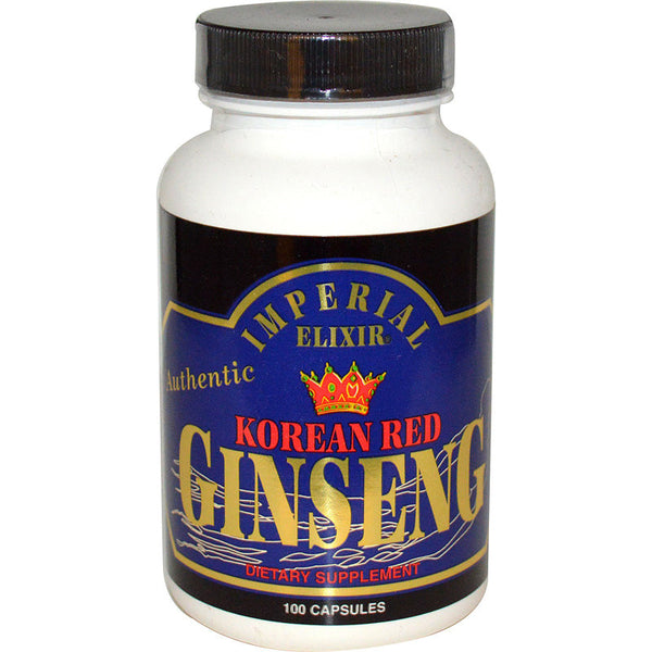 IMPERIAL ELIXIR - Korean Red Ginseng - 100 Capsules
