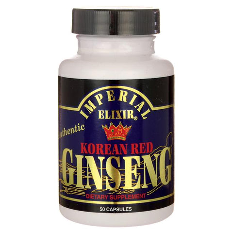 IMPERIAL ELIXIR - Korean Red Ginseng - 50 Capsules
