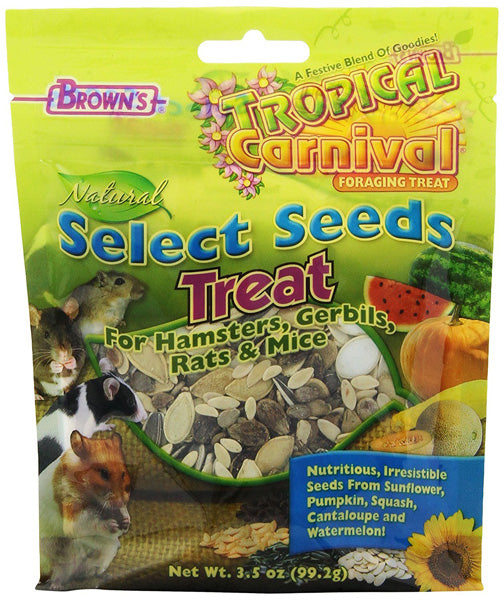 F.M. BROWN'S - Tropical Carnival Natural Select Seeds Treat - 3.5 oz. (99.2 g)