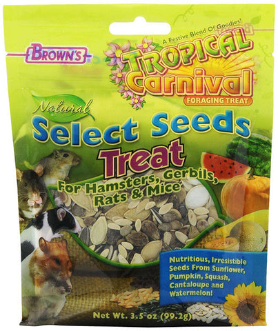 F.M. BROWN'S - Tropical Carnival Natural Select Seeds Treat - 3.5 oz. (99.2 g)