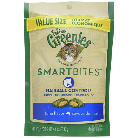 GREENIES - Smartbites Hairball Control Cat Treats Tuna Flavor - 4.6 oz. (130 g)