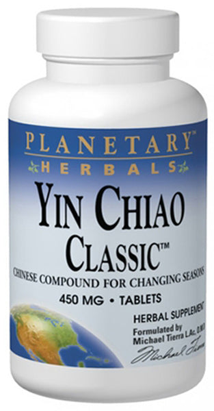 PLANETARY HERBALS - Yin Chiao Classic 450 mg - 120 Tablets