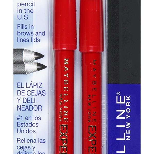MAYBELLINE - Expert Wear Twin Brow and Eye Pencils 101 Velvet Black - 0.06 oz. (1.8 g)