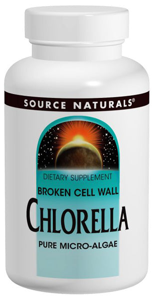 SOURCE NATURALS - Broken Cell Wall Chlorella (500 mg) - 100 Tablets