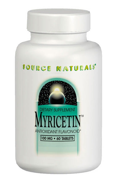 SOURCE NATURALS - Myricetin 100 mg - 60 Tablets