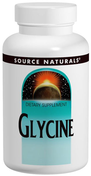 SOURCE NATURALS - Glycine 500 mg - 200 Capsules