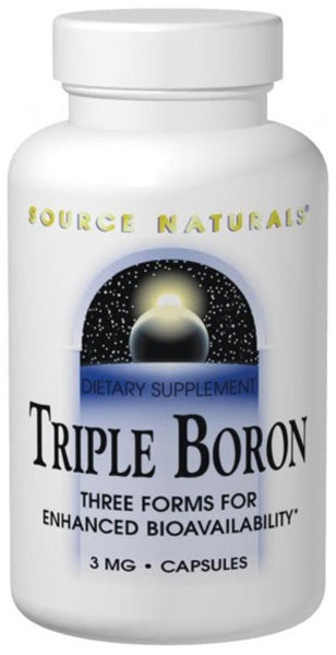 SOURCE NATURALS - Triple Boron  - 200 Capsules