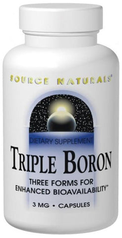 SOURCE NATURALS - Triple Boron  - 200 Capsules