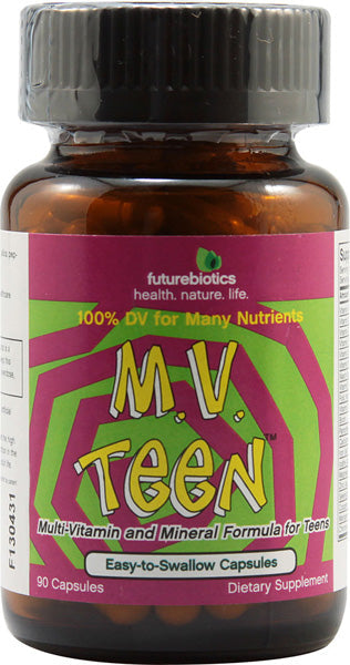 FUTUREBIOTICS - M.V. Teen MultiVitamin and Mineral for Teens - 90 Capsules