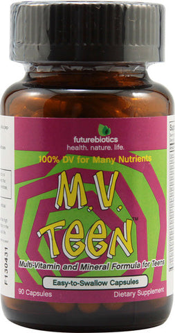 FUTUREBIOTICS - M.V. Teen MultiVitamin and Mineral for Teens - 90 Capsules