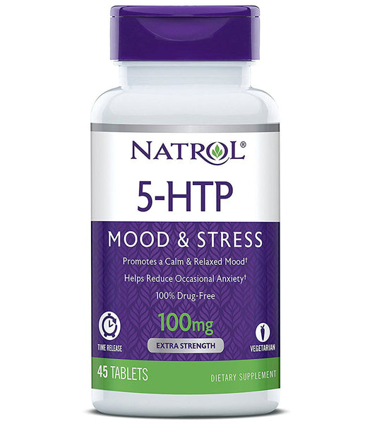 NATROL - 5 HTP 100 mg Time Release - 45 Tablets