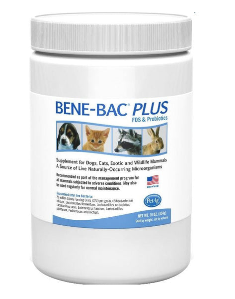 PET AG - Bene-Bac Plus Pet Powder - 16 oz (454 g)