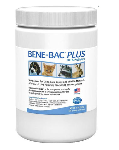 PET AG - Bene-Bac Plus Pet Powder - 16 oz (454 g)