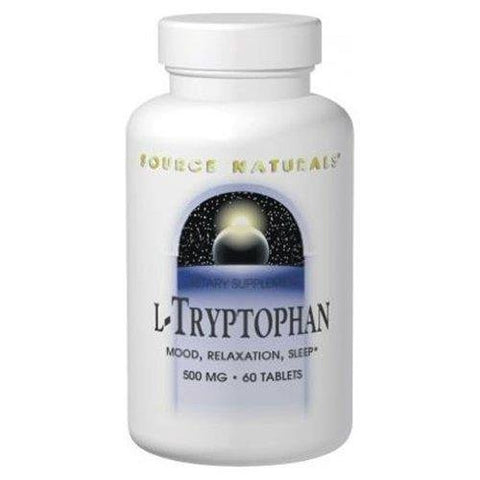 SOURCE NATURALS - L-Tryptophan 500 mg - 60 Capsules